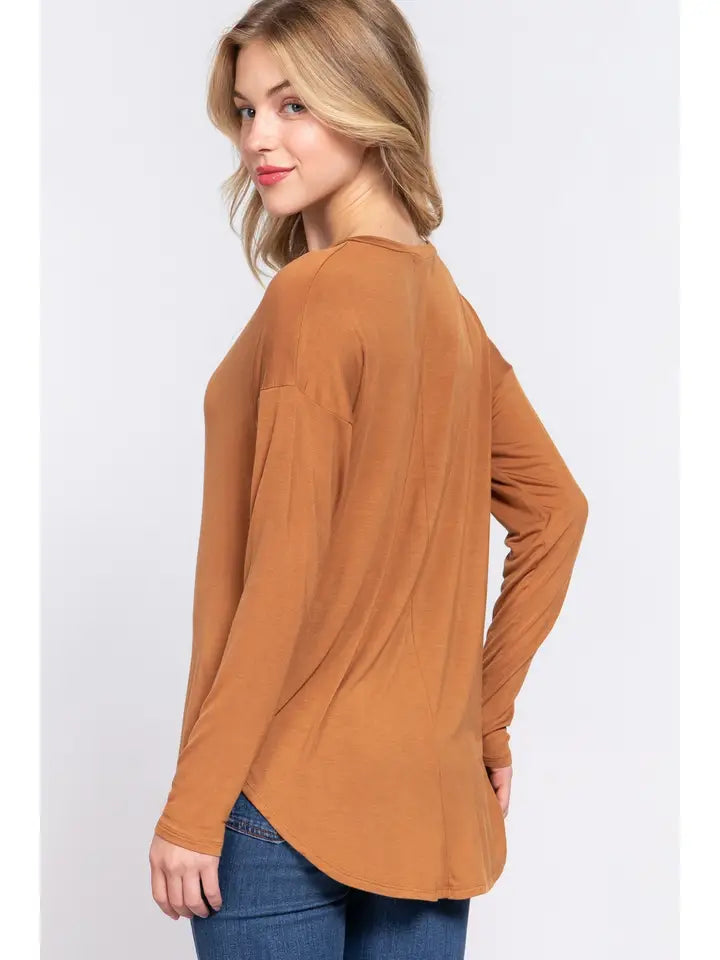 Cami Dolman Long Sleeve Top