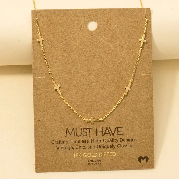 Dainty Cross Necklace