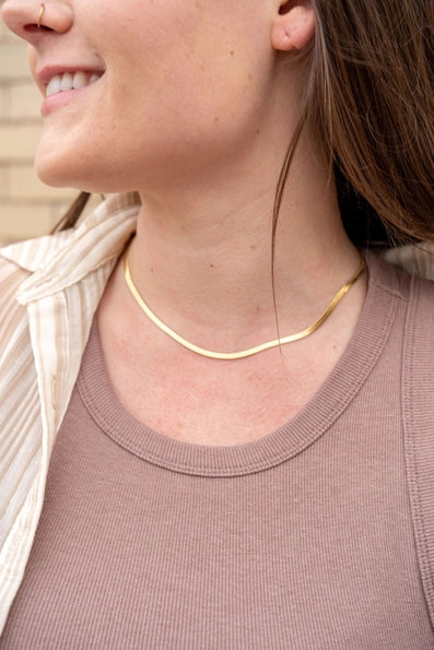 Heather Gold Necklace
