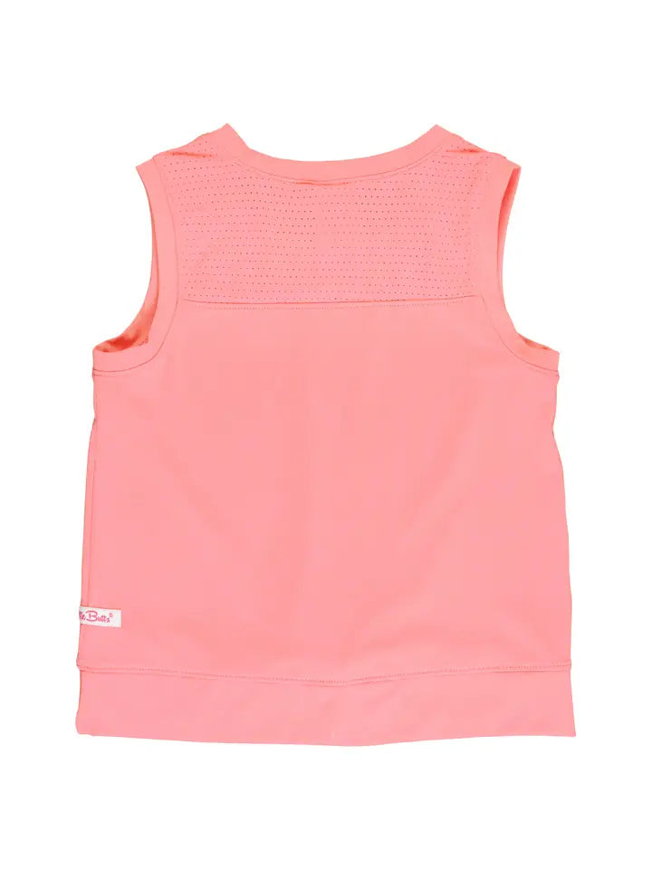 Bubblegum Mesh Active Top - Girls