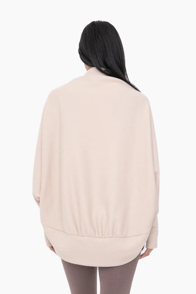 Open Front Dolman Sleeve Cardigan