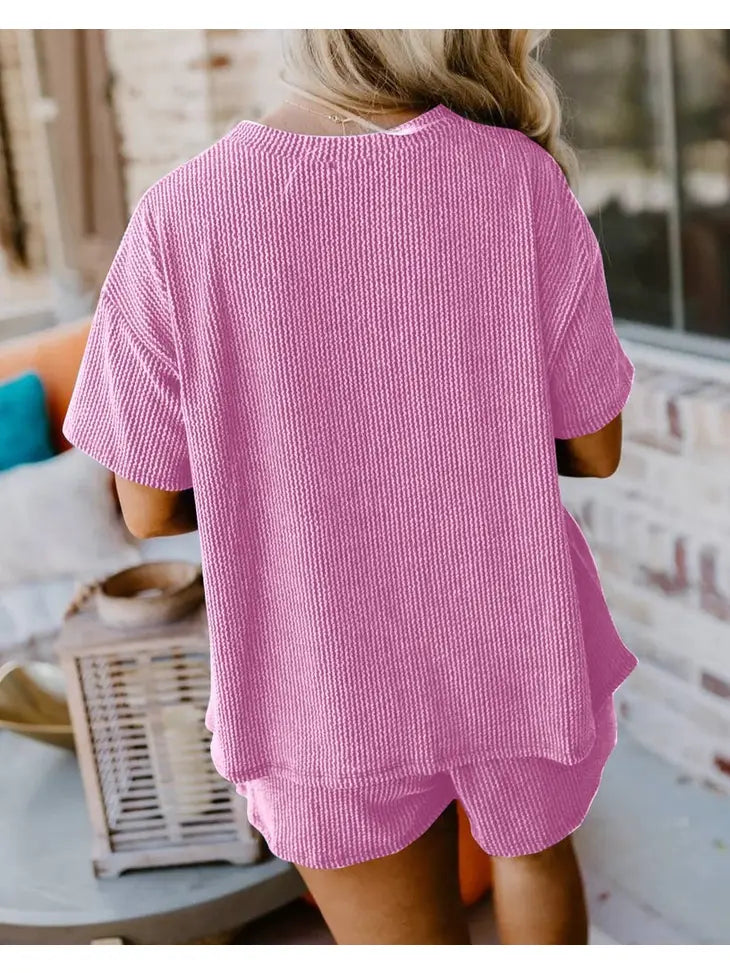 Cozy Up Ribbed Lounge Set