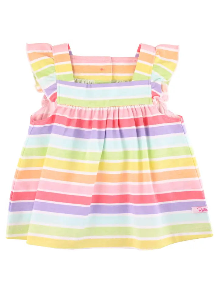 Rainbow Flutter Top - Girls