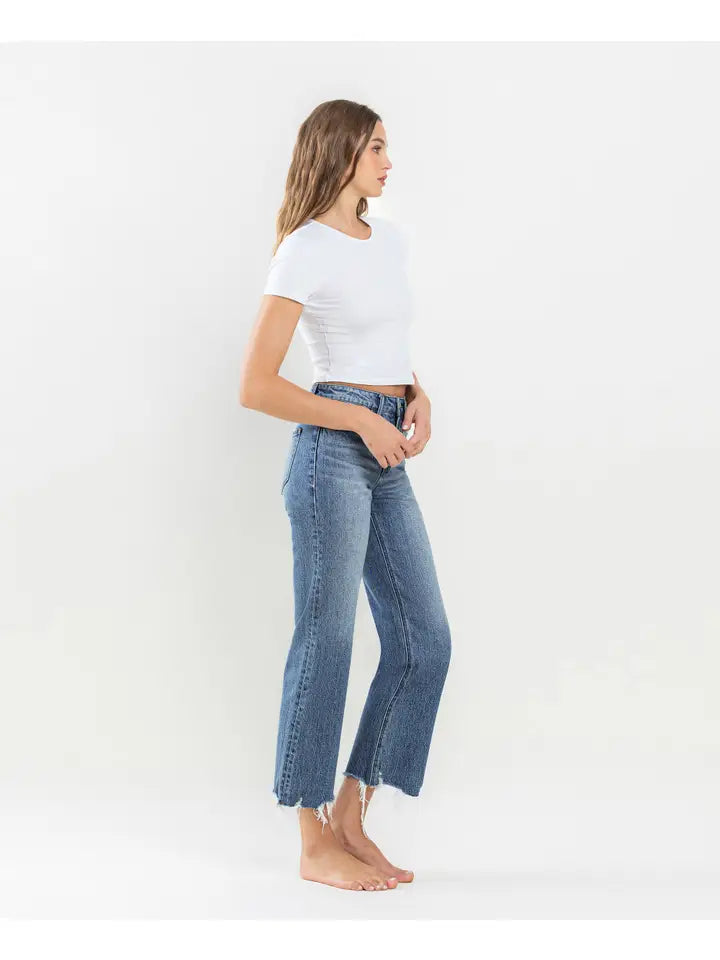 Victorious High Rise Wide Leg Vervet Jean