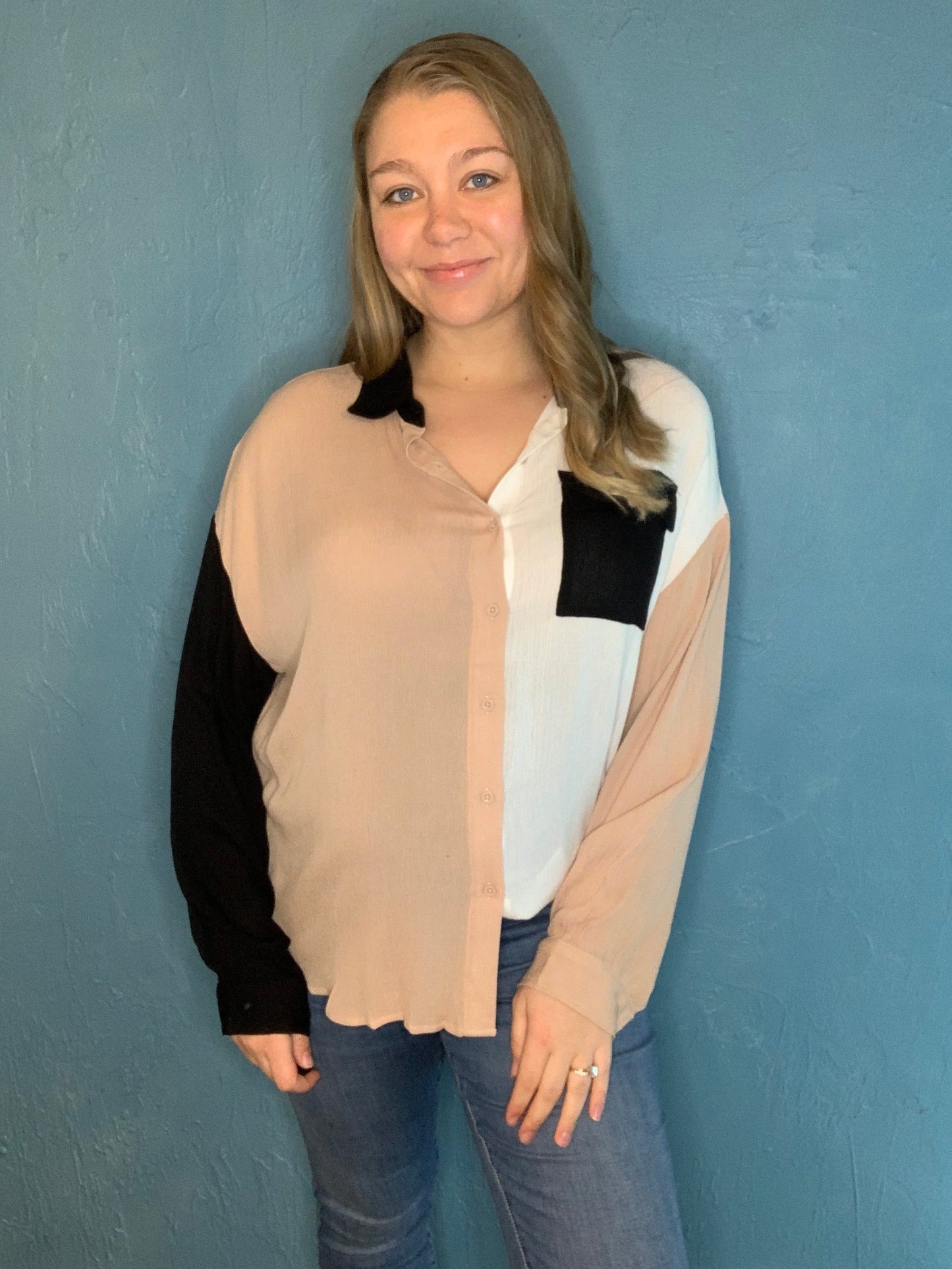 Kylan Tan Pocket Top