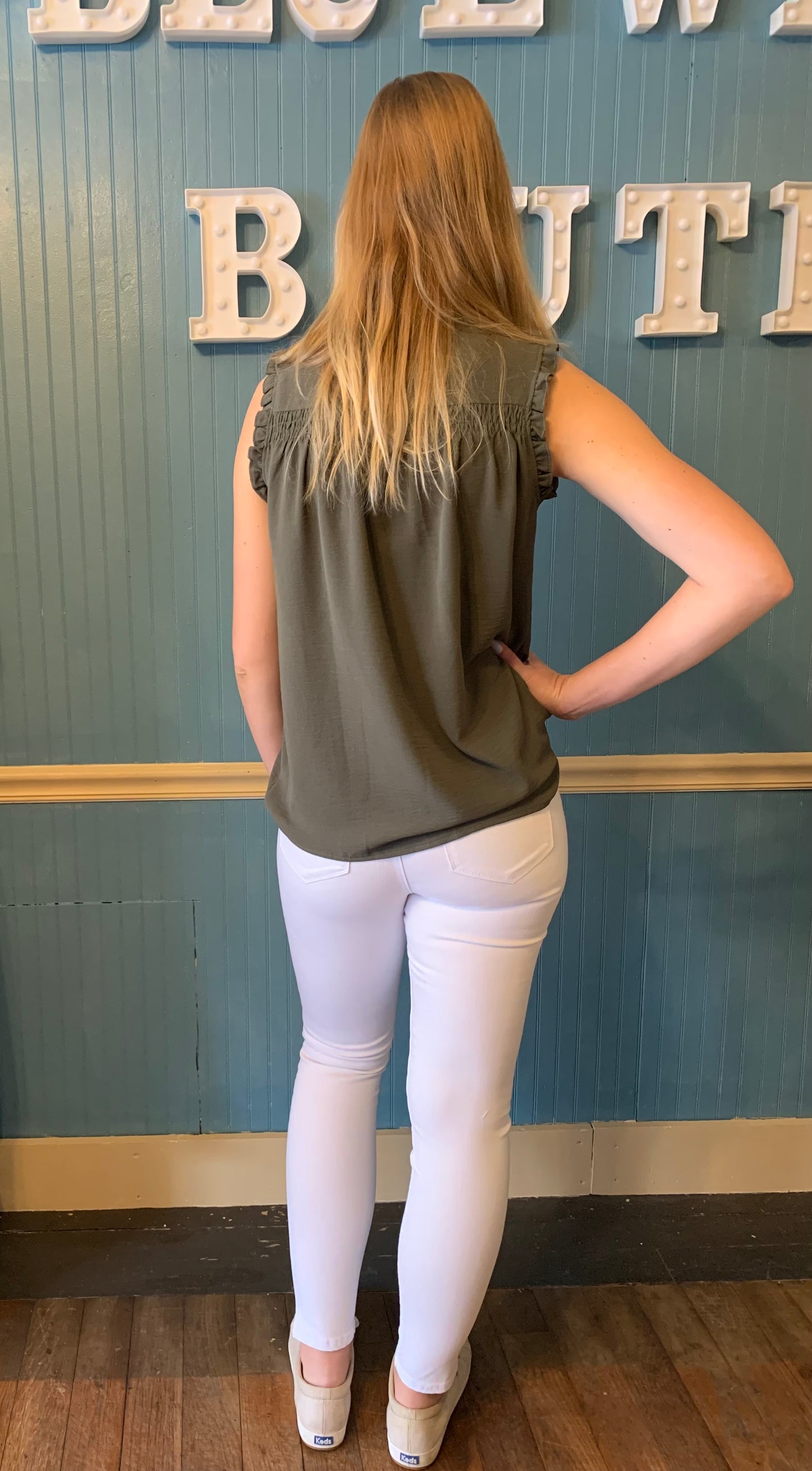 White Denim Basic Skinny Jean