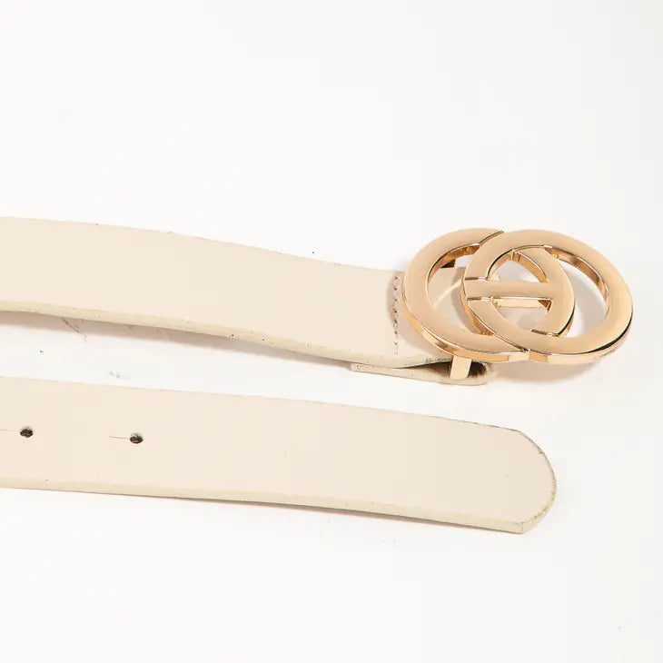 Double Hoop Buckle Belt