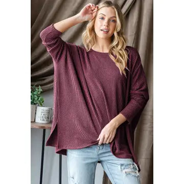 Annie Ribbed Long Sleeve