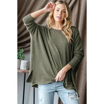 Annie Ribbed Long Sleeve