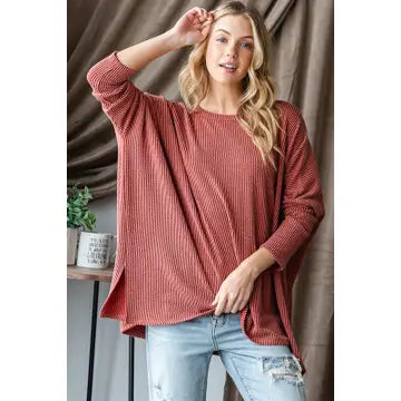 Annie Ribbed Long Sleeve