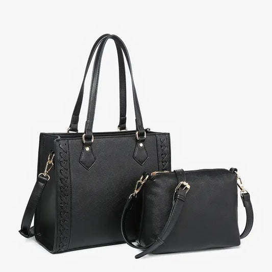 Betsy Crossbody / Satchel Bag - Black