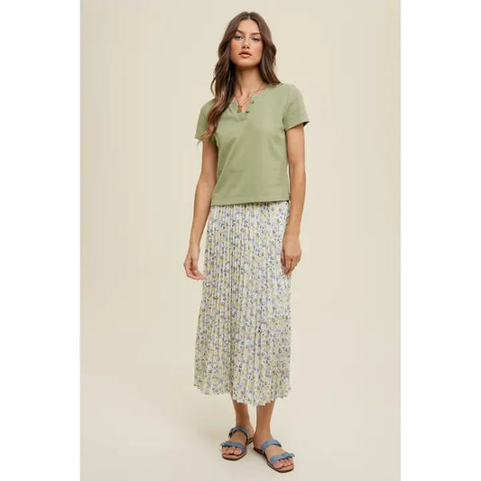 Blair Abstract Mini Skirt - Cloud