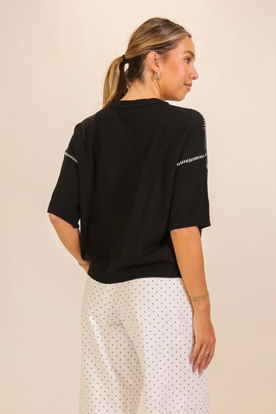 Karina Relaxed Knit Sweater