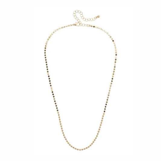 Kate Circle Link Gold Necklace