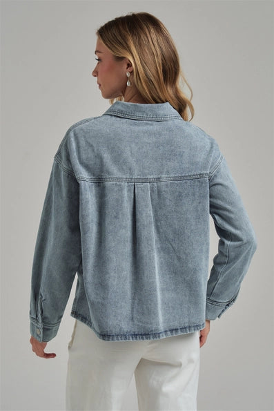 Lynn Washed Denim Jacket