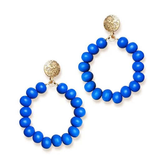 Nora Earrings - Royal Blue