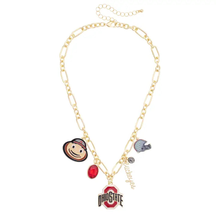 Ohio State Charm Necklace