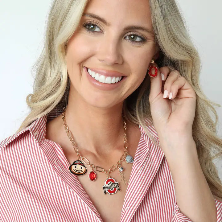 Ohio State Charm Necklace