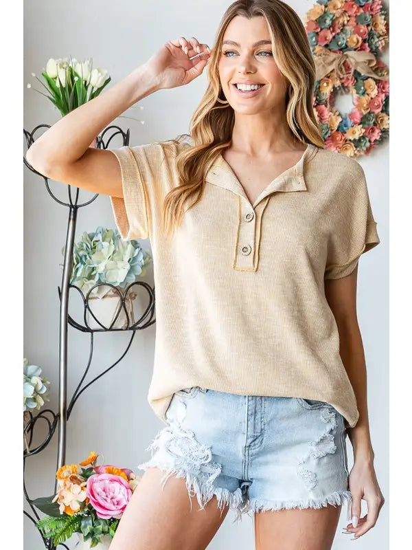 Paige Dolman Short Sleeve Top