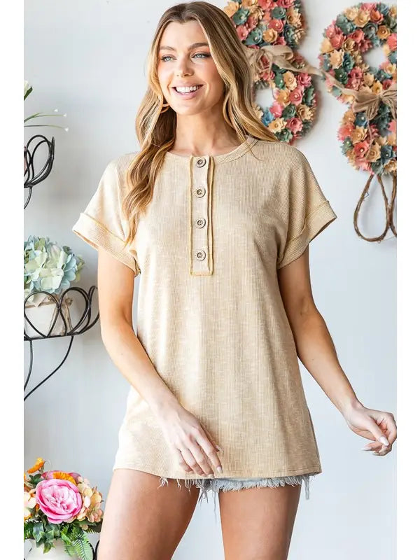 Paige Dolman Short Sleeve Top