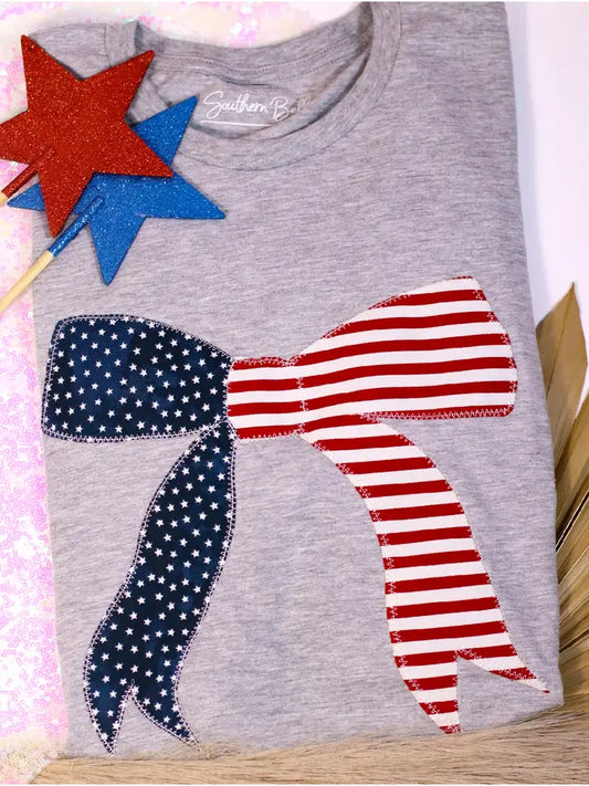 Flag Bow USA Tee