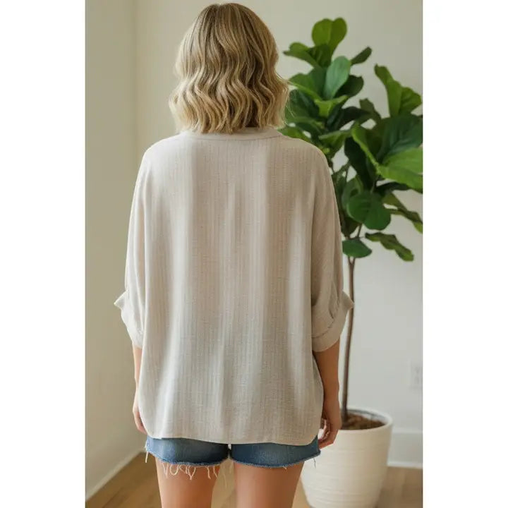 Best Linen Top - Oatmeal