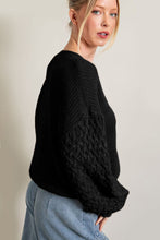 Load image into Gallery viewer, Hallie Cable Knit Sweater
