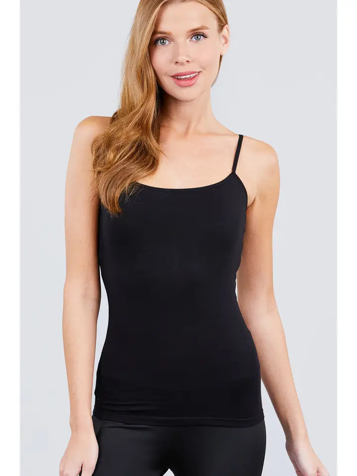 Basic Adjustable Strap Cami Tank