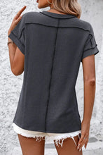 Load image into Gallery viewer, Everyday Essential Round Neck Textured Top
