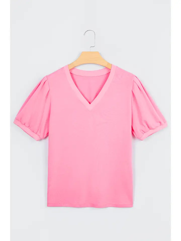 Puff Sleeve Blouse - Bonbon
