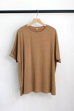 Load image into Gallery viewer, Brown Round Neck Versatile Top
