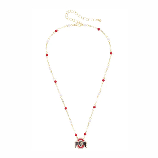 Buckeyes Logo Necklace