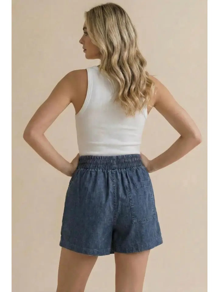 Tammy Chambray Skort