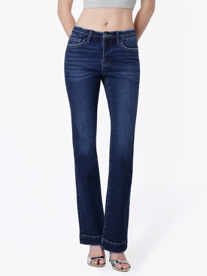 Miranda Mid Rise Dark Wash Bootcut Vervet Jean