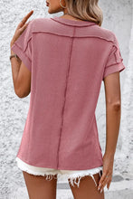 Load image into Gallery viewer, Everyday Essential Round Neck Textured Top
