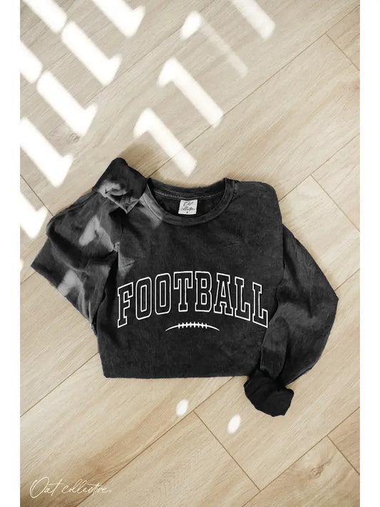 Football Mineral Washed Long Sleeve