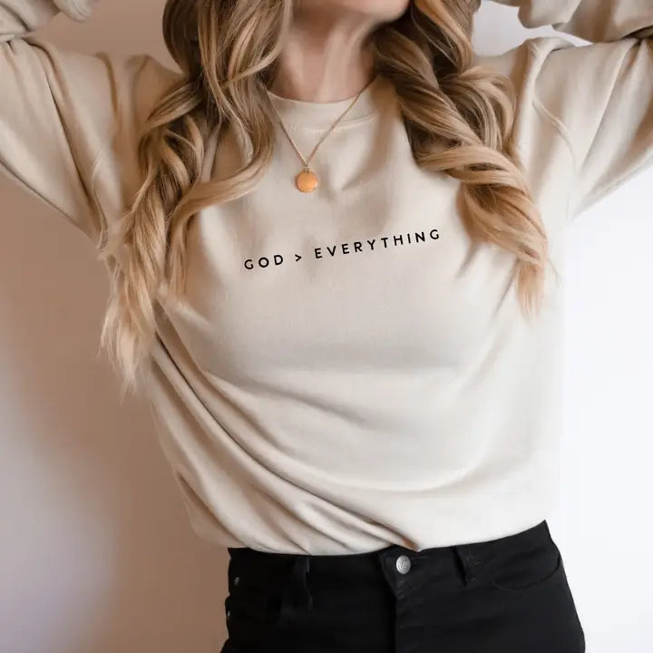 God > Everything Sand Sweatshirt