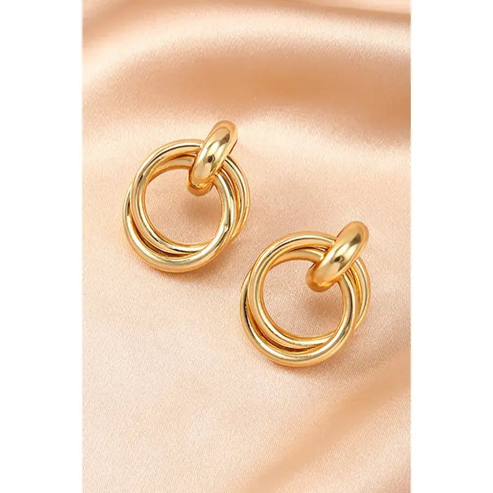 Gold Circles Earrings