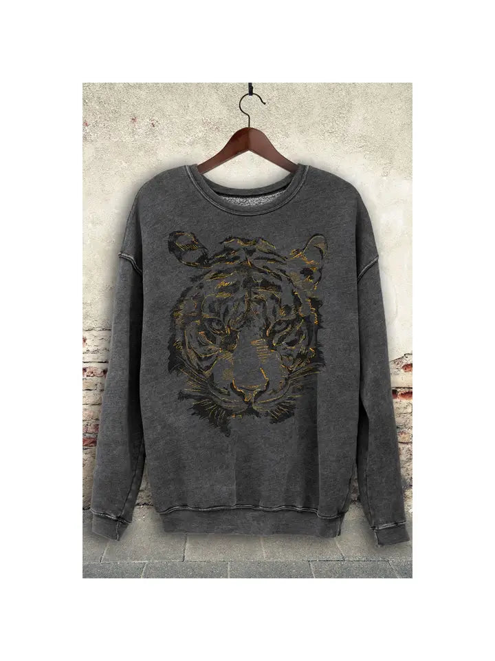 Golden Tiger Mineral Crewneck