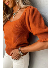 Load image into Gallery viewer, Gold Flame Knit Top

