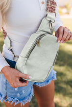 Load image into Gallery viewer, Gray Zipped Crossbody
