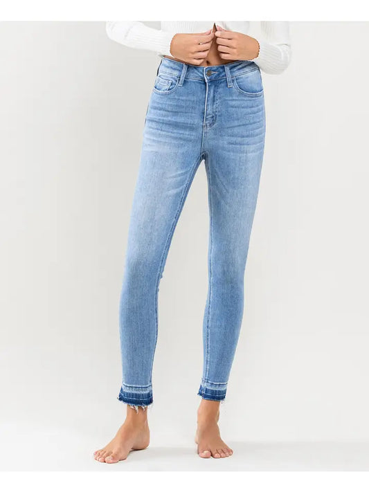 Haylie High Rise Crop Skinny Vervet Jean