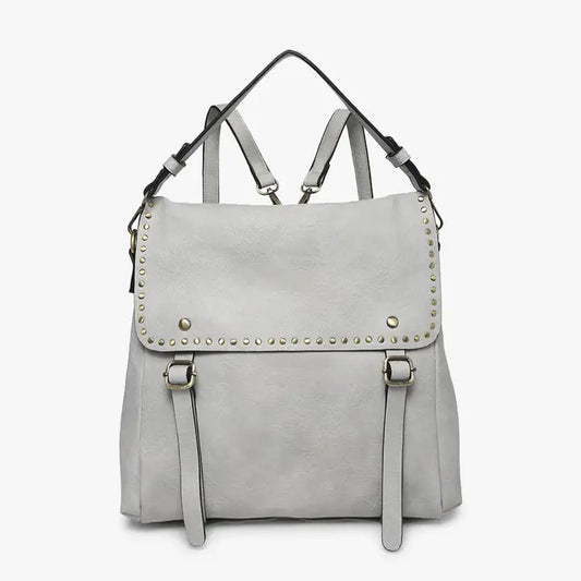 Indigo Backpack with Studded Details