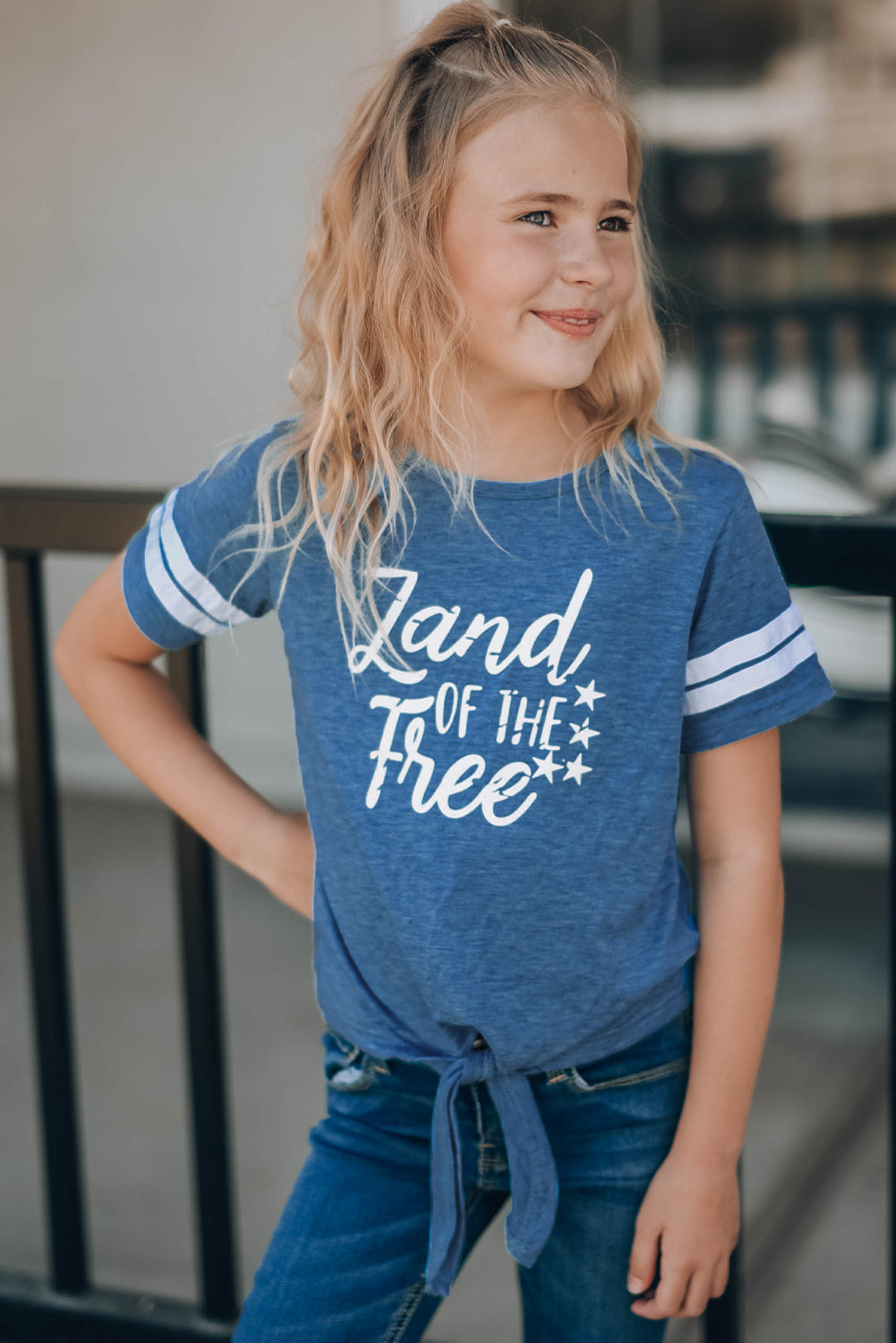Girl Land Of The Free Tee