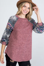 Load image into Gallery viewer, Mauve Aztec Sweater
