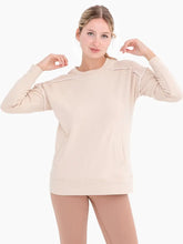 Load image into Gallery viewer, Natural Contrast Stitch Sweater
