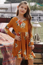 Load image into Gallery viewer, Girl Floral Long Sleeve Dress
