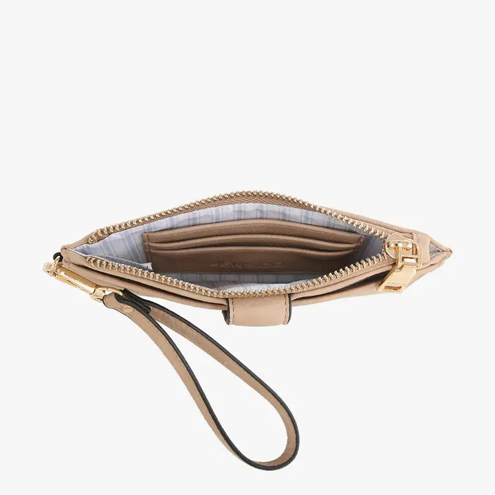 Pearl Wallet Clutch - Black