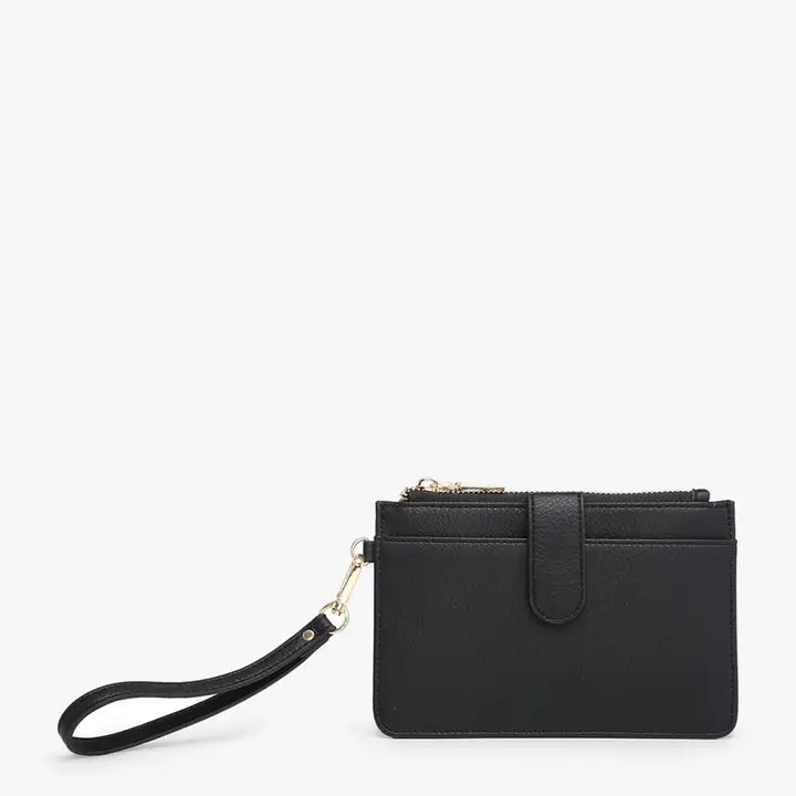 Pearl Wallet Clutch - Black