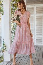 Load image into Gallery viewer, Pink Leopard Tiered Dress
